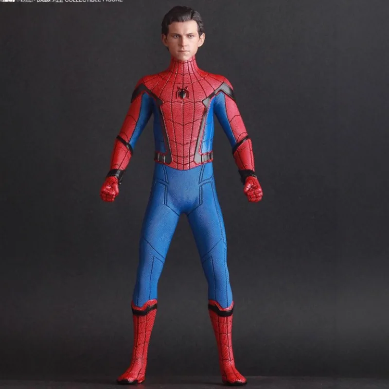 

2026 New Crazy Toys Home Coming With Suit Pvc Statue Sv Action Figure Model Joint Movable 28 Cm Room decoration Collection Toys