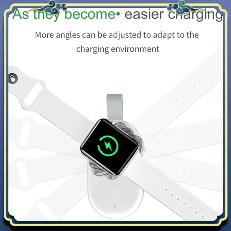 Pengisi Daya Jam Tangan Portabel Pengisi Daya Nirkabel Magnetik untuk Jam Tangan Ultra 8 7 6 5 SE 4 3 2 Stasiun Dok Pengisi Daya Cepat