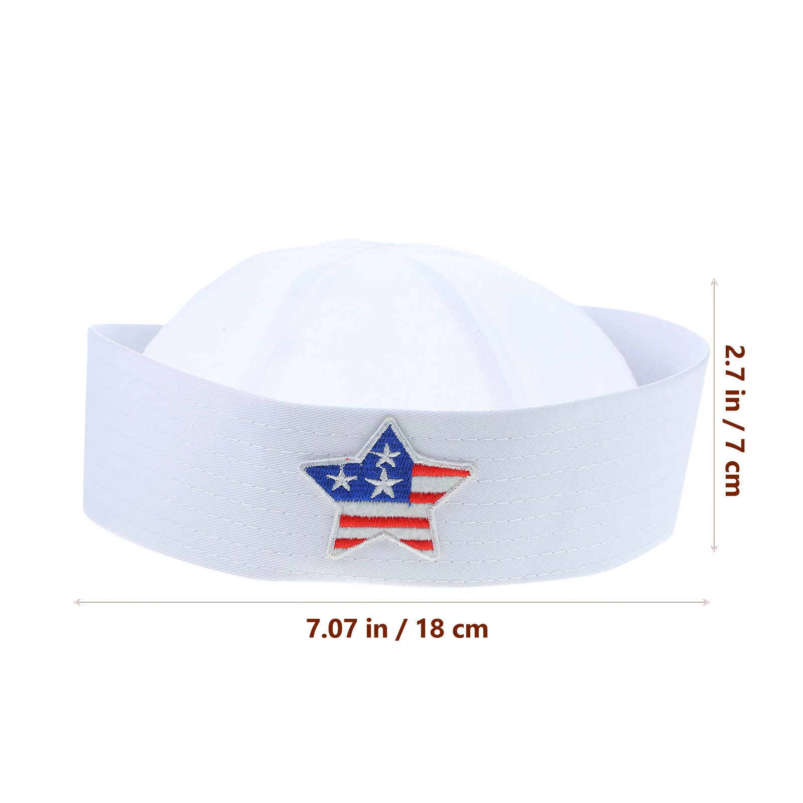 Water Sailor Captain Hat Delicate Polyester Boat Hat for Men Women Party Cosplay Fashionable Stylish Costume Sailor Hats