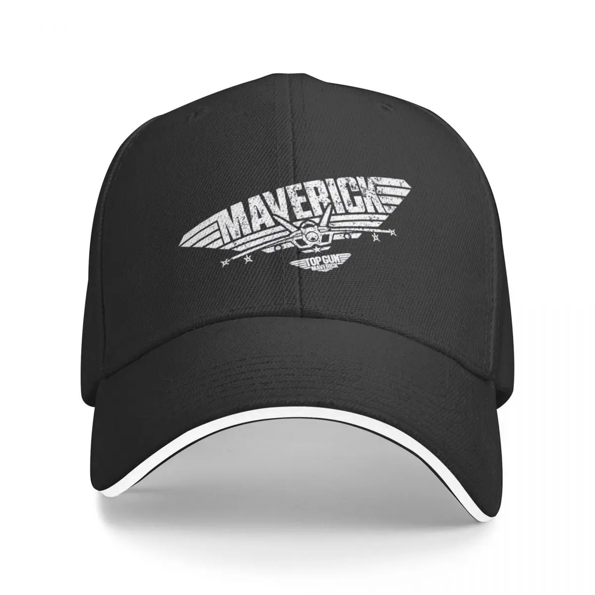 Top Gun Baseball Cap Maverick Slanted Jet Logo Streetwear Trucker Hat Summer Female Male Outdoor Fashion Custom Baseball Caps