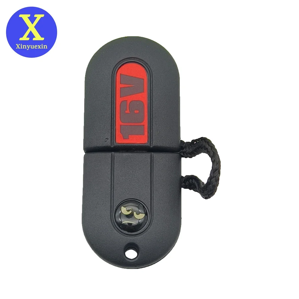 Xinyuexin Car Key Shell for VW 16V VR6 G60 G40 8V 20VT 16VT MK2 MK3 TDI GLI SLC VRT with Led Light HU49 Uncut Blade No Logo