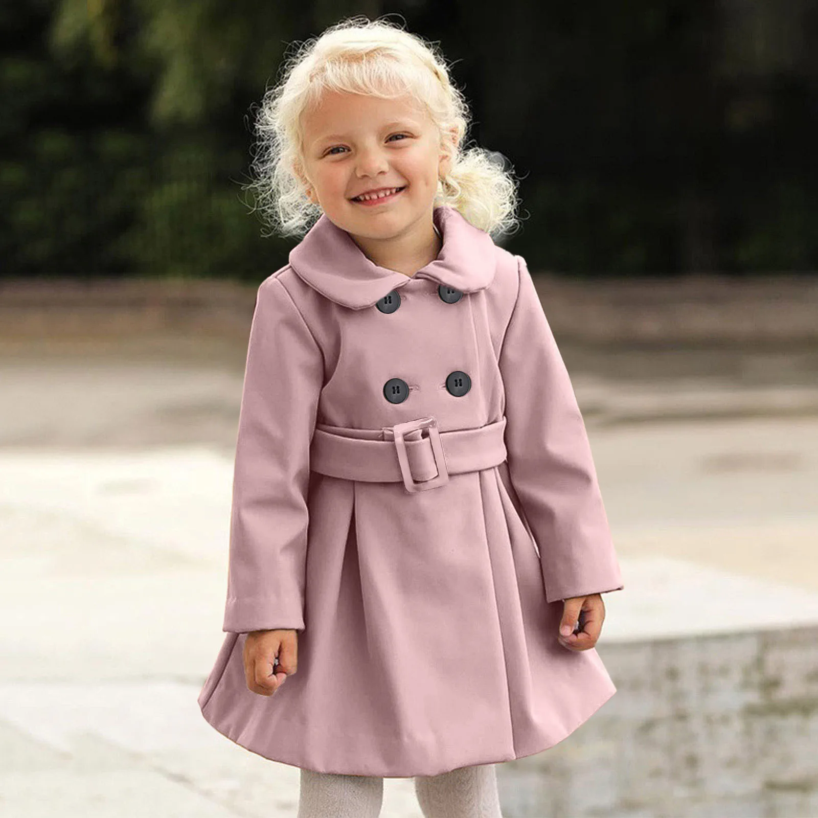 Toddler Girls Winter Windproof Coat Jacket Kids Warm Fleece Outerwear Jacket Children Coats Winter Girls Small Jacket