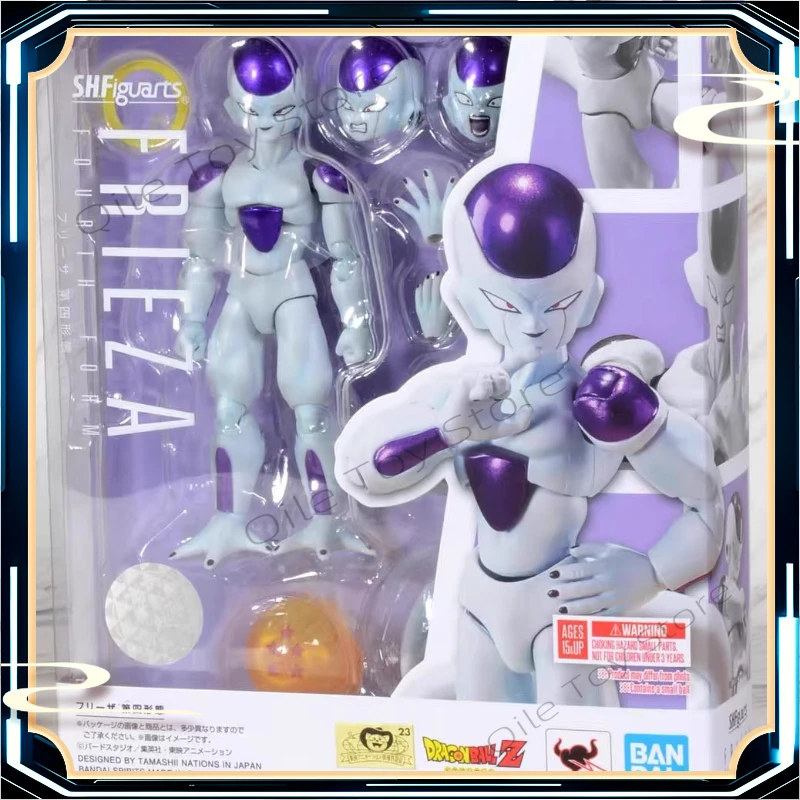 

In Stock Bandai SHF Dragon Ball Z Super Frieza Fourth Final Form Five Planets Moving Model Action Figure Collection Gift