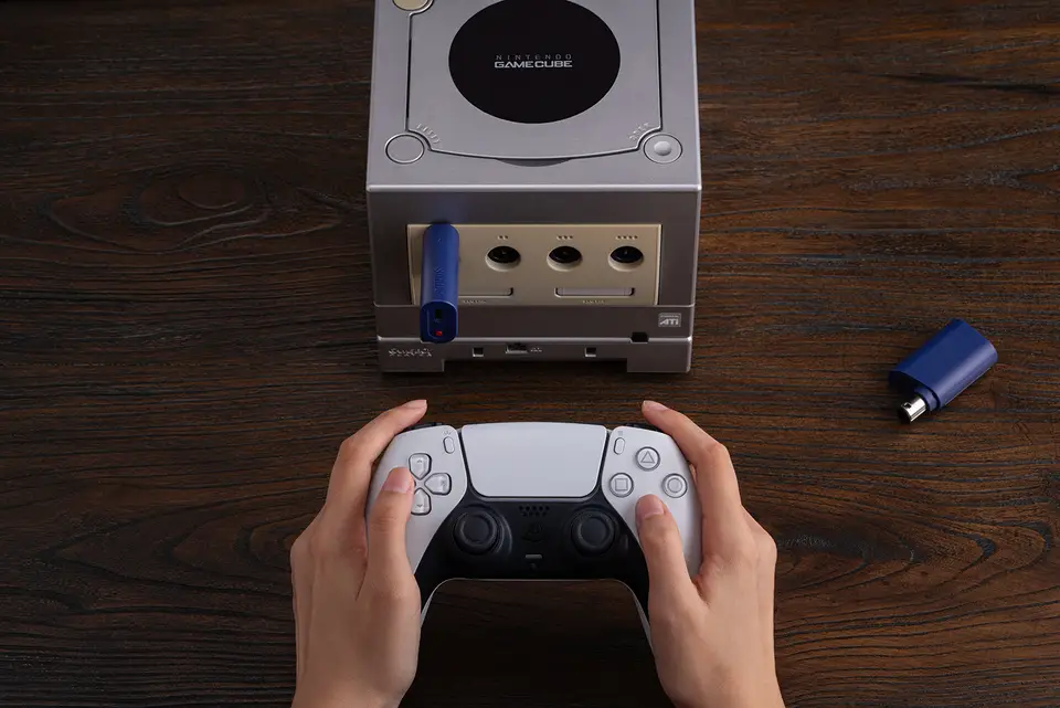 محول بلوتوث NGC ريترو 8BitDo دونجل لاسلكي لـ Nintendo GameCube Wii لإكسسوارات ألعاب Windows 10/11 - 6