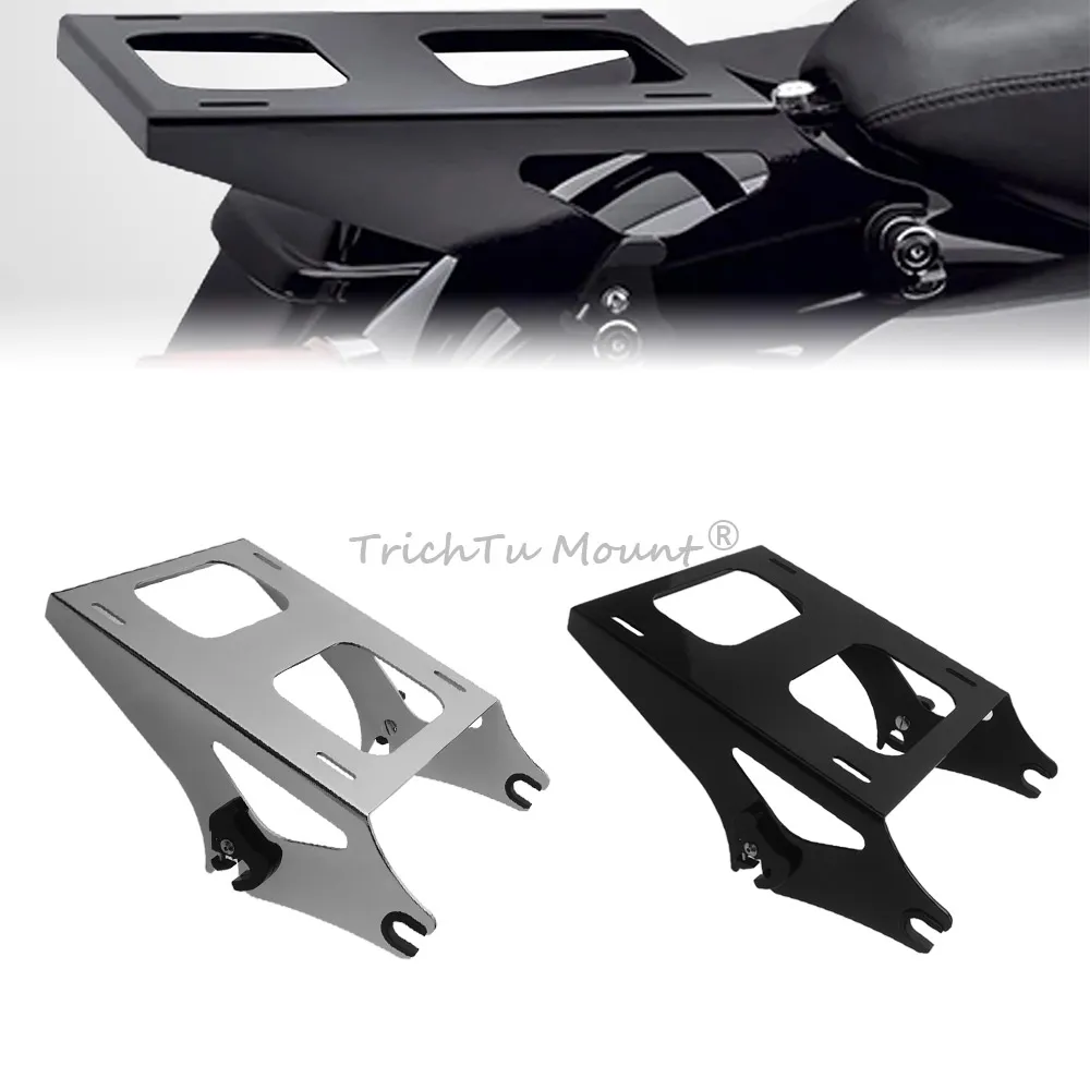 Soporte de Montaje para Baúl de Motocicleta de Aleación de Acero para Harley Electra Glide, Road Glide, Road King, Street Glide, Tri Glide 2014-2025