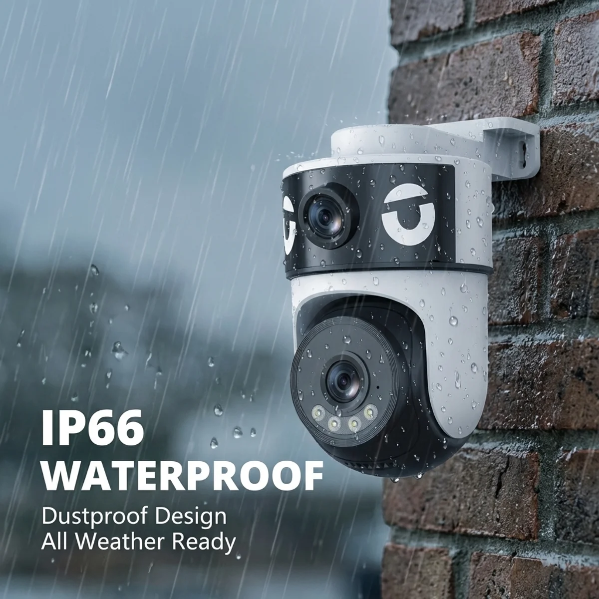 OKAM PRO APP cámara de doble lente 5G Wi-Fi cámara IP HD 10MP PTZ Color visión nocturna intercomunicador bidireccional seguimiento de movimiento AI cámara inteligente