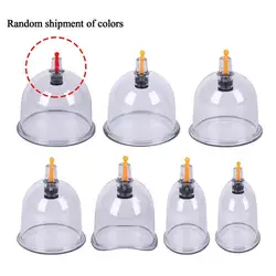 Vacuum Cupping Glasses Vacuum Massage Body Cupping Kit Anti Cellulite Chinese Cupping Body Cup Massager Slimming For Body Face