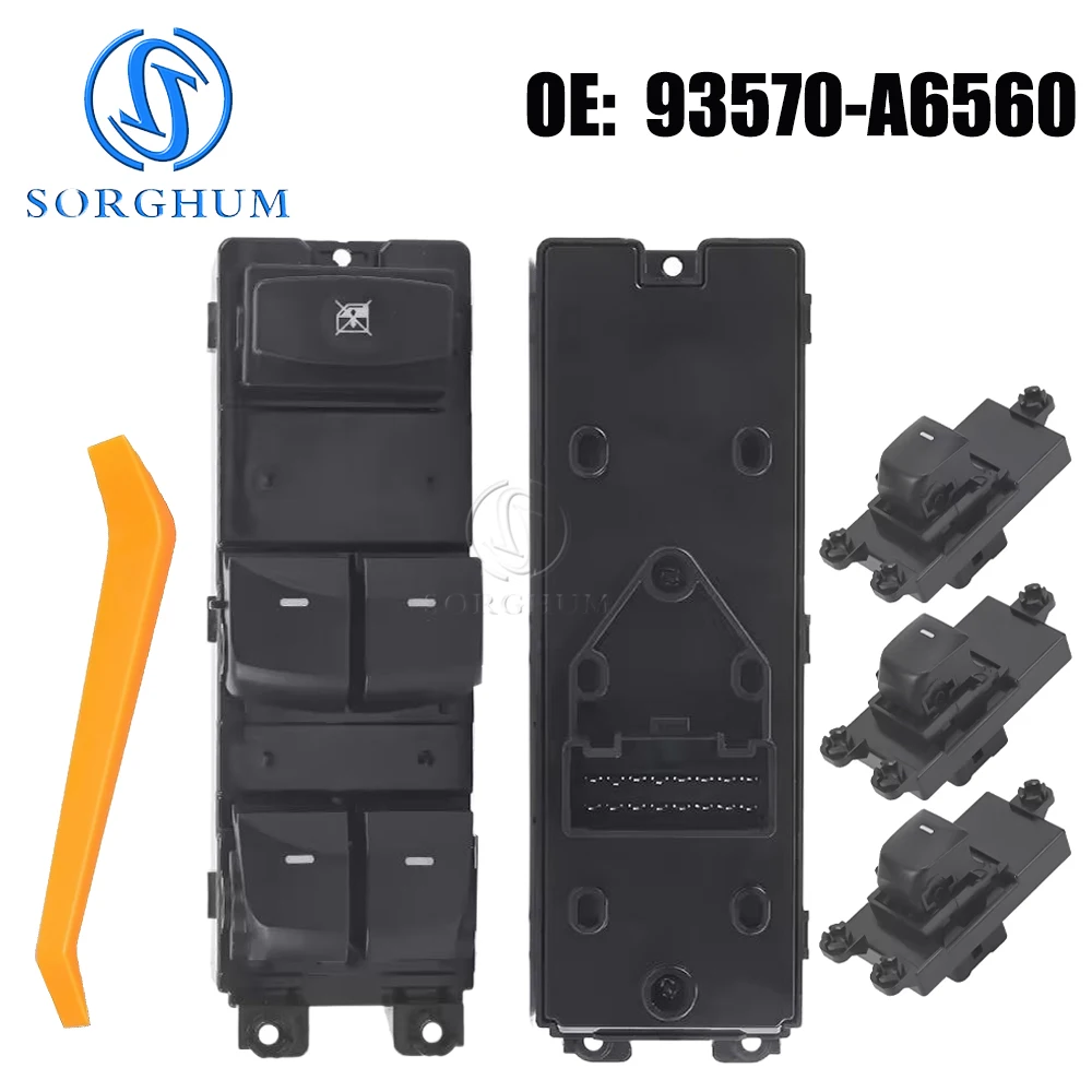 93570-A6560 Master Power Window Control Switch For Hyundai I30 2012 2013-2016 Window Switch Accessories 93570A6560 93576-A6010
