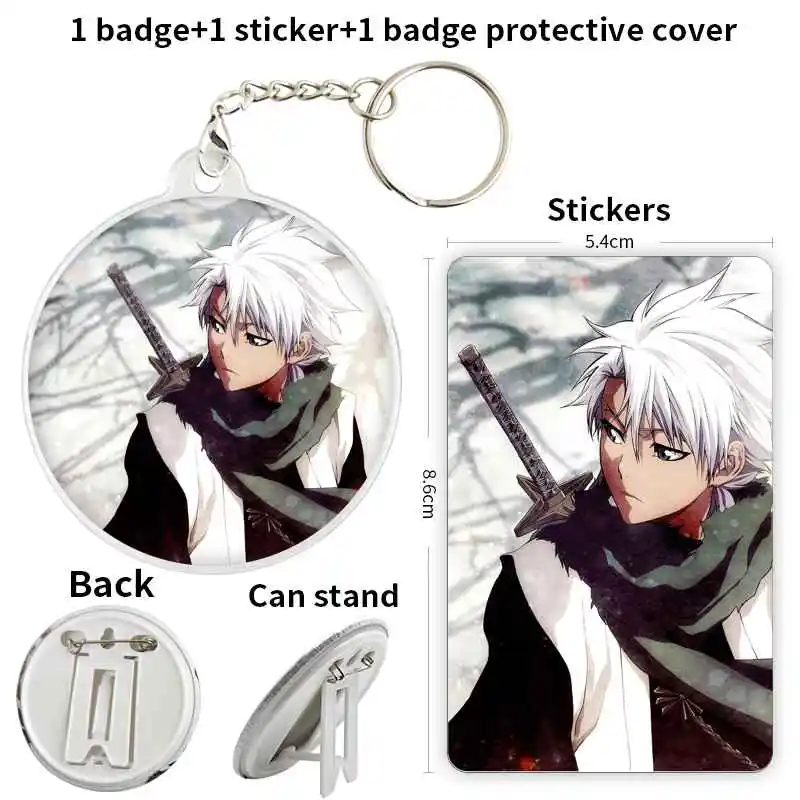 Hitsugaya Toushirou Anime Character Badge Brooch anchor Peripherals Pin Decoration Cosplayinsignias personalizables Fashion