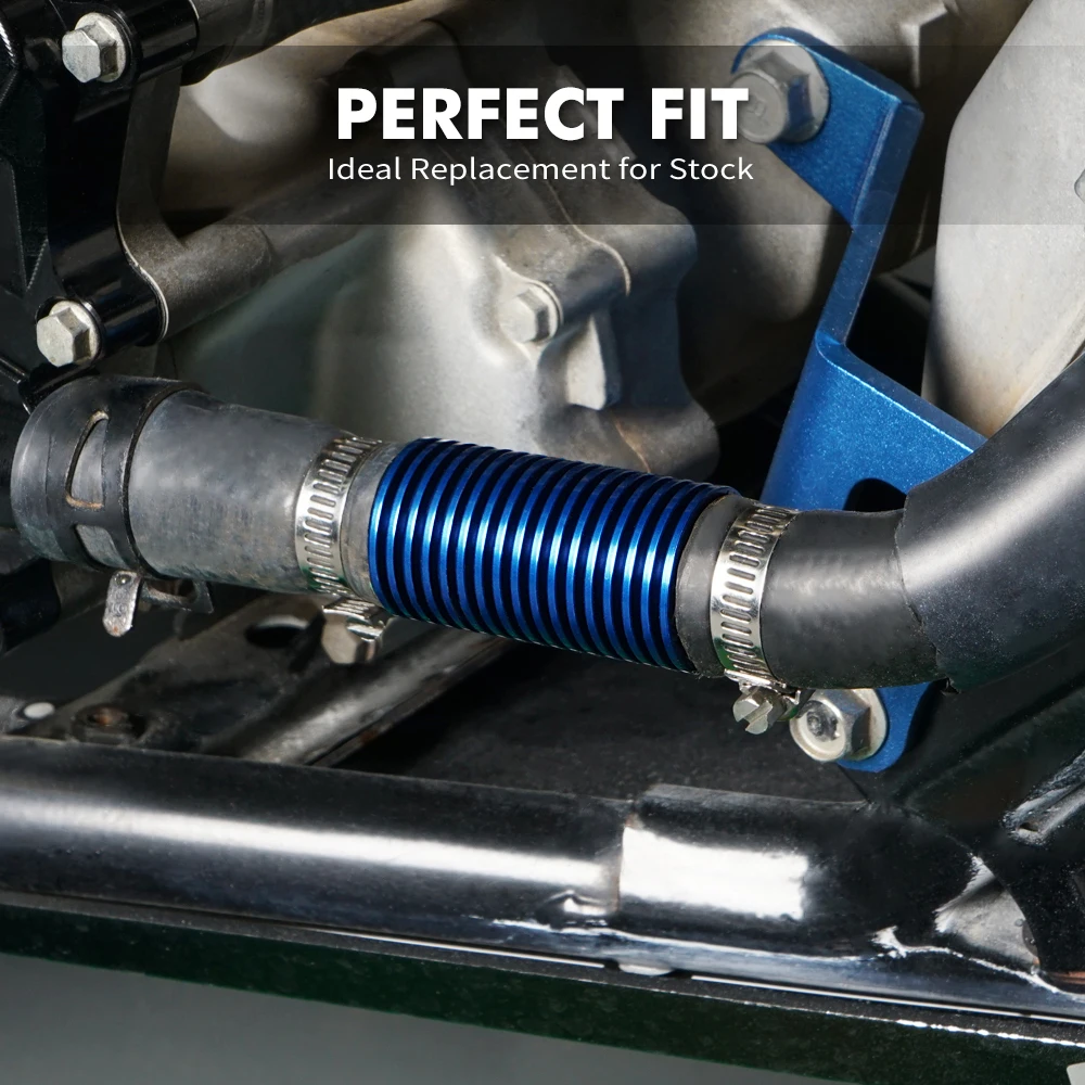 Universal ATV In Line Water Cooler Fit 0.76 "เส้นผ่านศูนย์กลางภายในท่อสําหรับ Yamaha Raptor 700 660 YFZ450 Banshee 350 Blaster 200