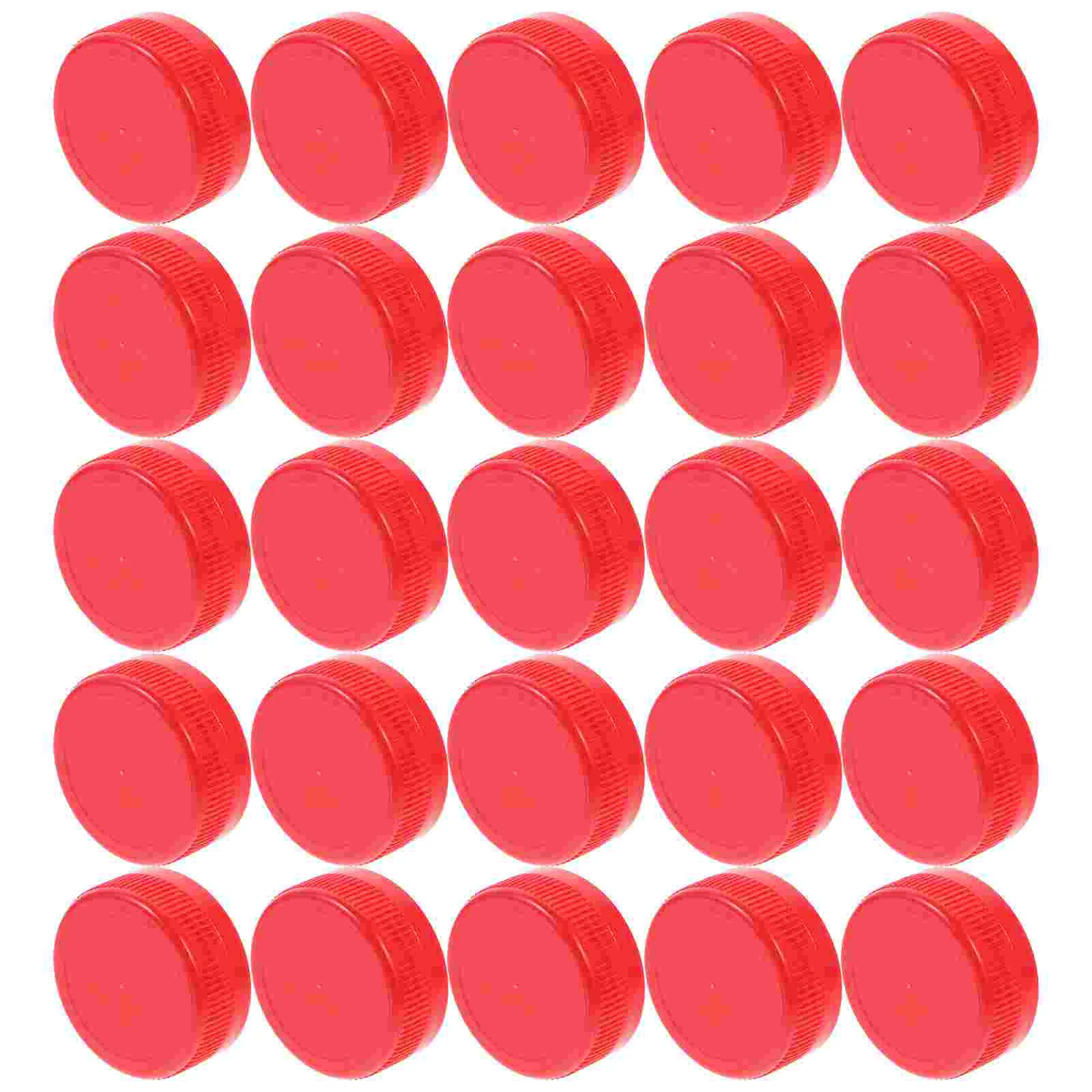 100 Pcs 30mm Plastic Bottle Caps Craft Accessories Kids Intelligence Development Reusable Colored Bottle Lids