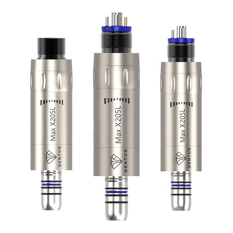 X205L-M6  Den tal with LED  Self Generator LED  E-type Contra Angle Den tal Handpiece Equipment Internal Water Spray Air Motor