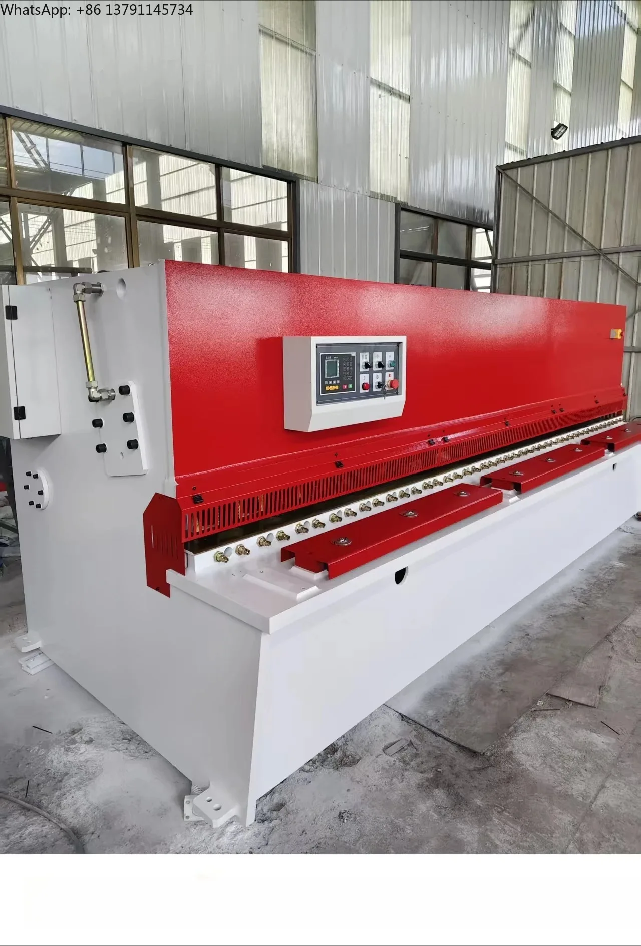 New 2500mm CNC Shearing Machine Processes 6mm Thickness Metal Plate Shears Hydraulic  Swing Beam