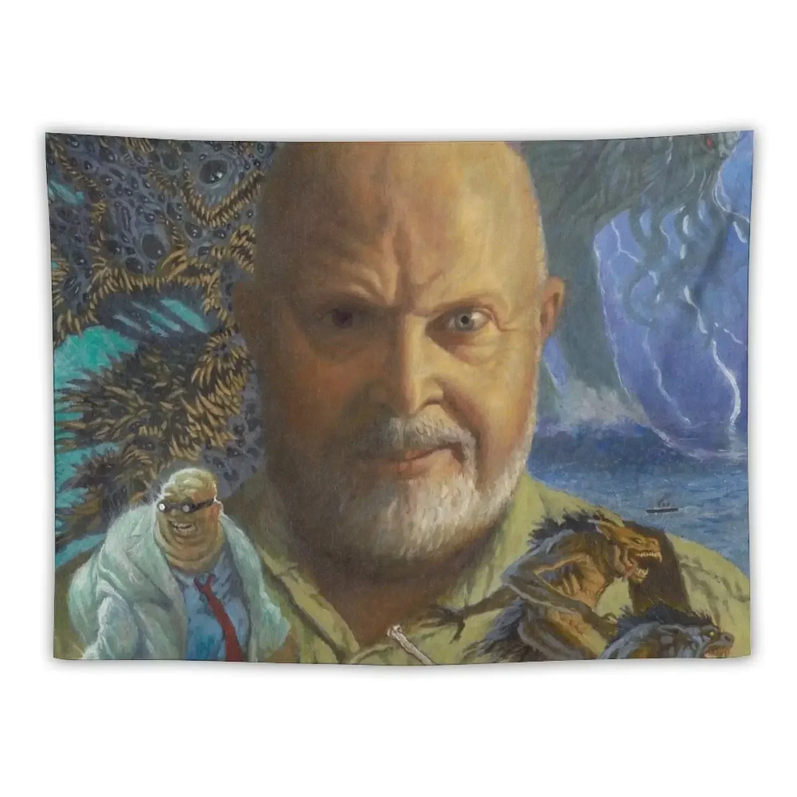 Sandy of Cthulhu portrait Tapestry Living Room Decoration Wall Carpet Tapestry