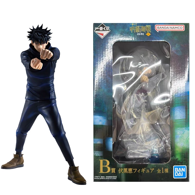 BANDAI Original Ichiban Kuji Jujutsu Kaisen Megumi Fushiguro Ryomen Sukuna Makora Anime Action Figures Toys For Kids Gift Model