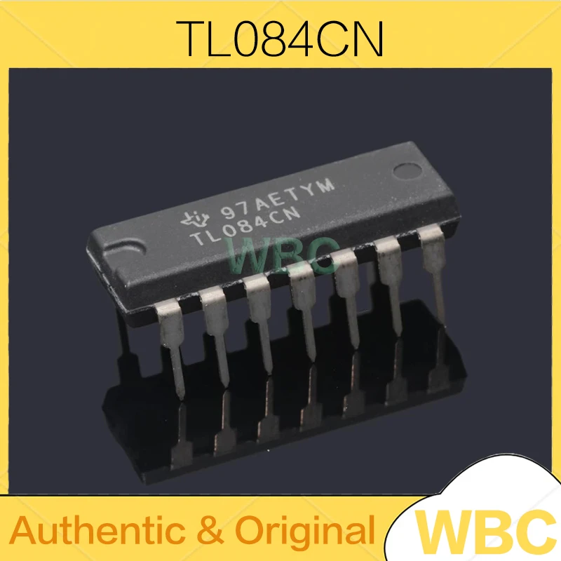 10Pcs/Lot TL084CN TL084 DIP-14 Four-Op-Amp Integrated Circuit new original