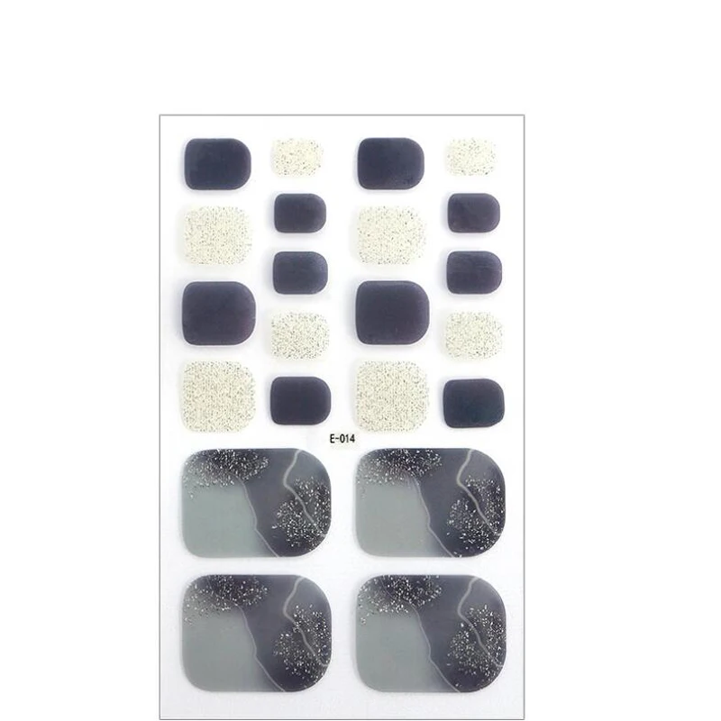 Pegatinas 3D de diamante para uñas de los pies, cubierta completa de verano, autoadhesivas, envolturas para uñas, calcomanías DIY, manicura artística para uñas, decoraciones para uñas de pies