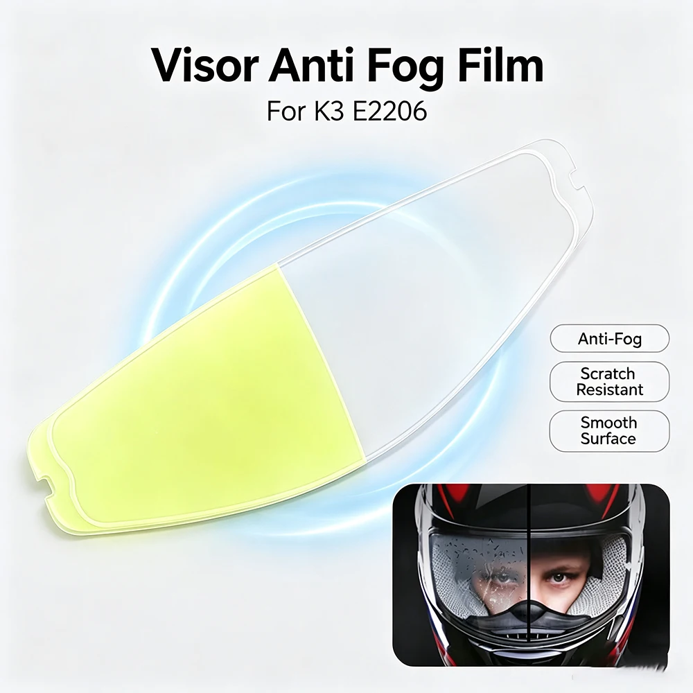 Anti-Fog Film For AGV K3 E2206 Motorcycle Helmet Visor Lens Anti Fog Motorcycle Helmet Accessories