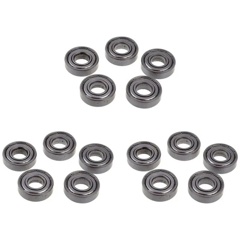 AT19-15 Pcs 12Mm X 28Mm X 8Mm 6001Z Shielded Deep Groove Radial Ball Bearing