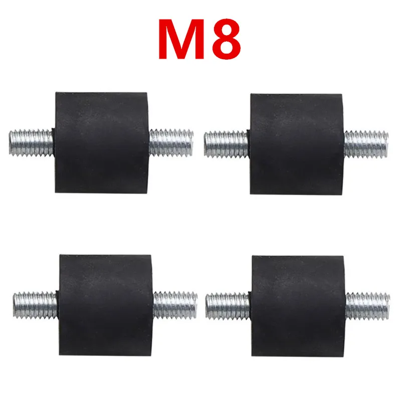 4 pezzi M6/M8 piedino in gomma anti-vibrazione buffer a vite per accessori aria con montaggio a vibrazione in gomma aerea
