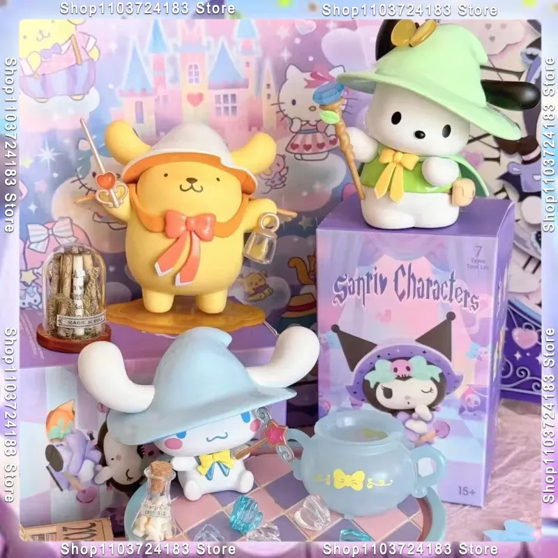 

MINISO новая глухая коробка Sanliou Magic Story Series Jade Guigou Kuromi Melody ручной работы настольный орнамент коллекция подарки на день рождения