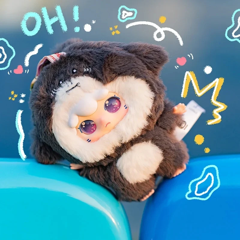 Kimipapa Animal Series Mystery Plush Blind Box  Bag Plush Doll Figure Cute Collectible Gift Bag Charm Ornament Handmade Souvenir