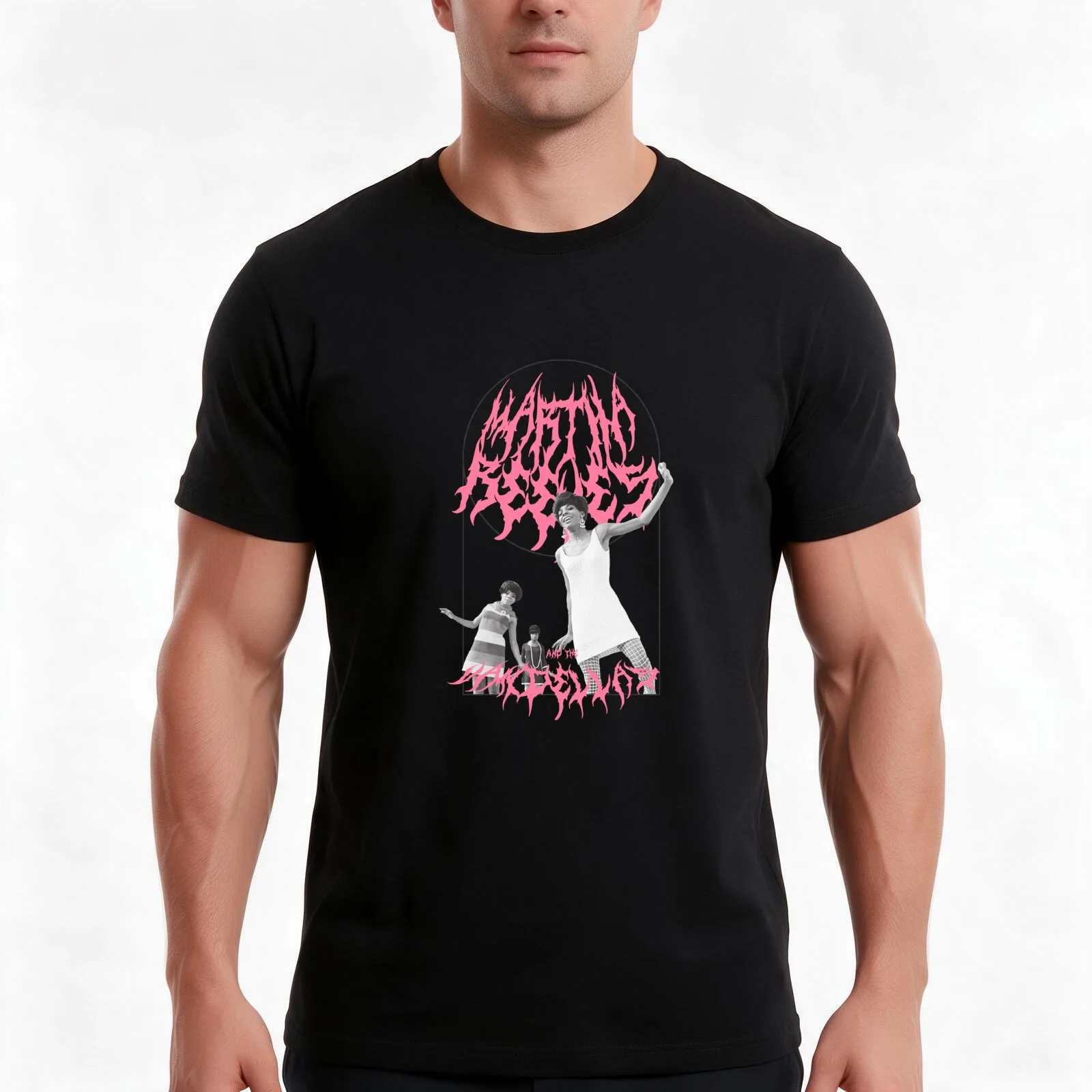 MARTHA REEVES & THE VANDELLAS T-Shirt Summer Casual Cotton Tee Oversized Streetwear Tops Vintage Graphic Print 100% Cotton