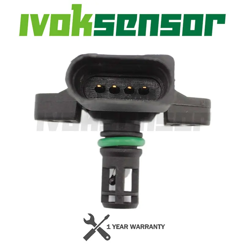 MAP basinç sensörü AUDI A4 VW Fox Polo Skoda Fabia Felicia Octavia koltuk Ibiza 1.4 1.6 i 2.0 03D906051A 03D906051 5WK9693Z