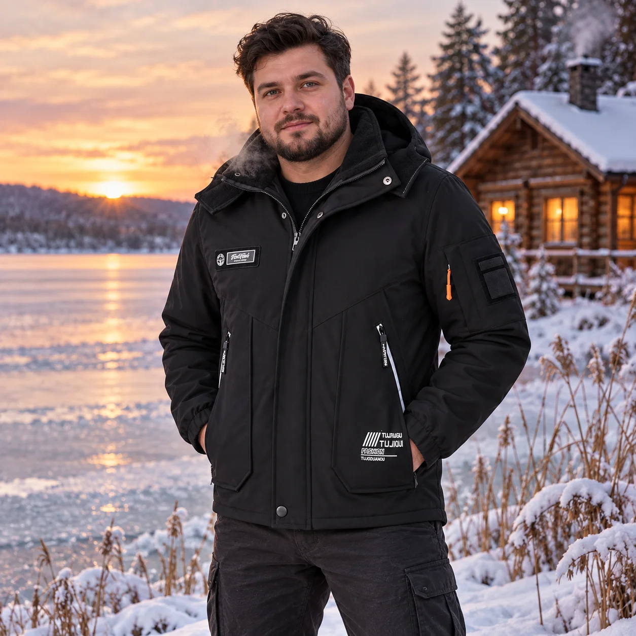 2026 New Winter Thermal Fleece Ski Jacket Men Women Waterproof Windproof Outdoor Climbing Work Men's Sweats