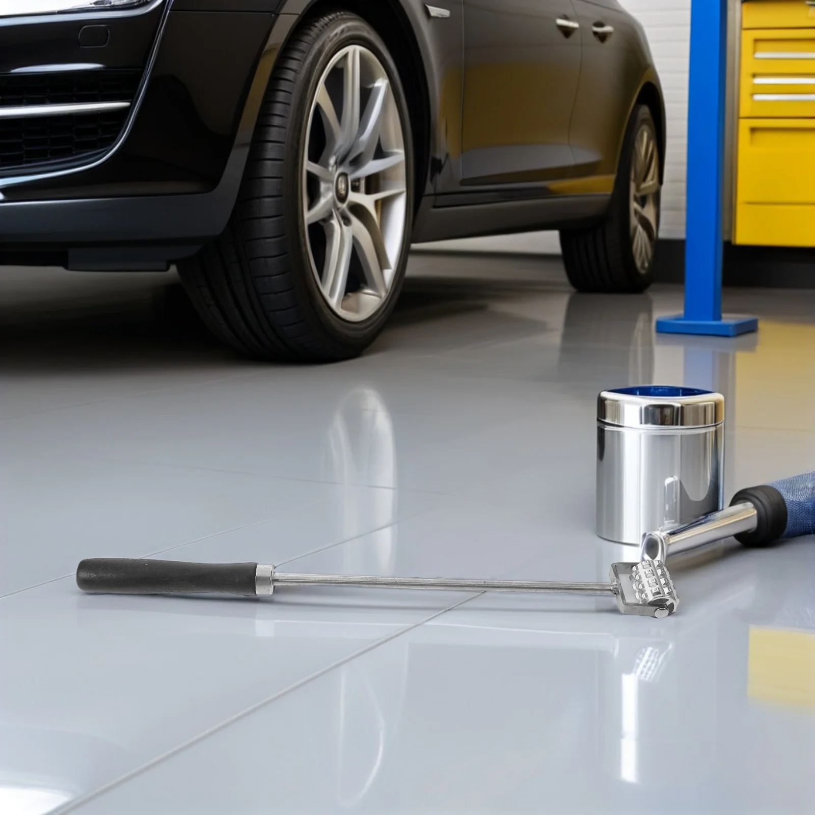 

Extended Car Sound Deadening Roller Metal Installation Tool for Automotive Insulation Audio Sound Deadening Application Noise