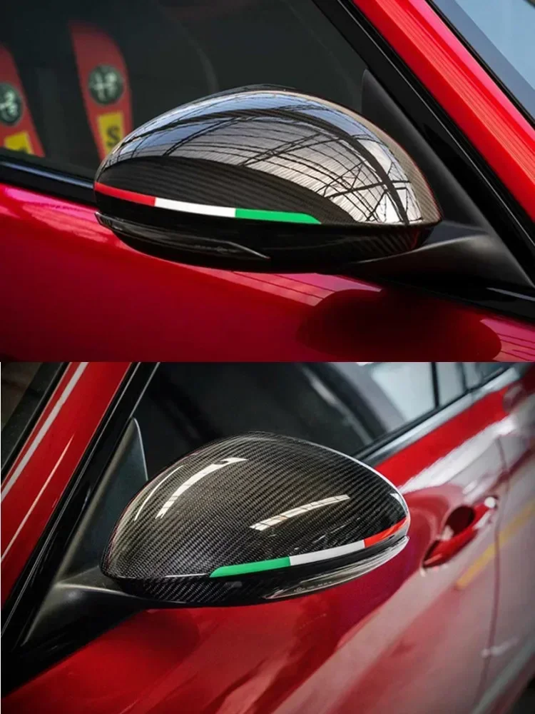 2 قطعة 19 سنتيمتر إيطاليا فرنسا العلم شريط عاكس الشارات-مقاوم للماء الفينيل مرآة الجانب ملصق للسيارة والدراجات النارية العالمي صالح #5