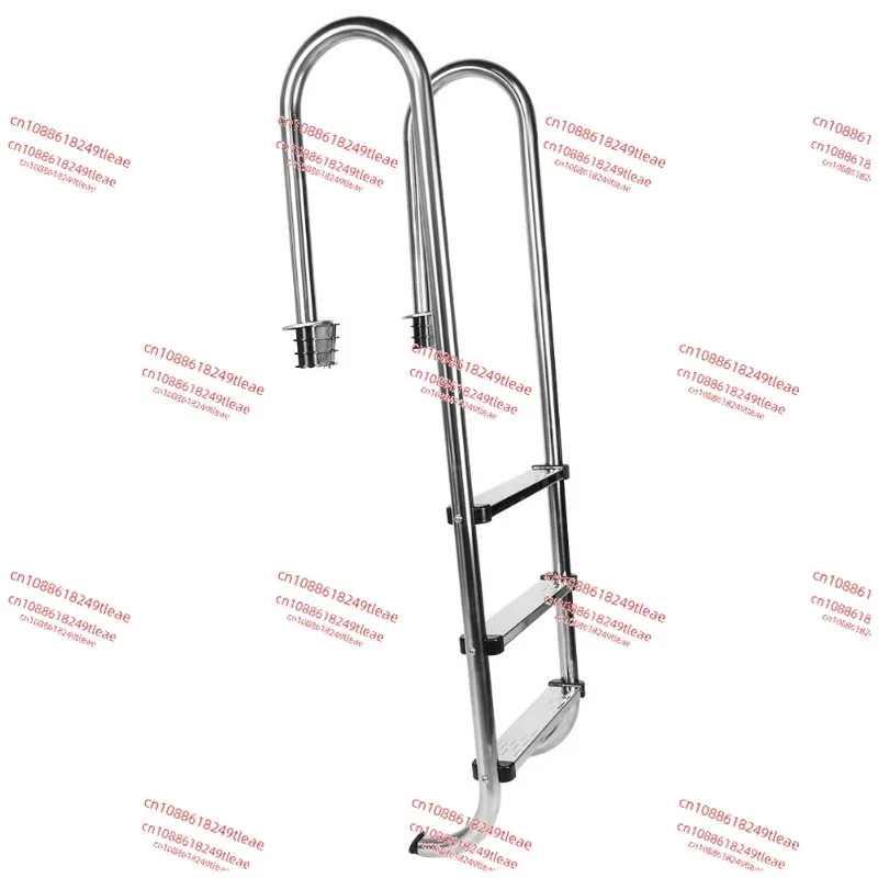 Ladder Railing 304 Stainless Steel Non Slip Pool Safety 3 Step Ladder Swimming Pool Supplies For Sailing Yachts/Private Pools