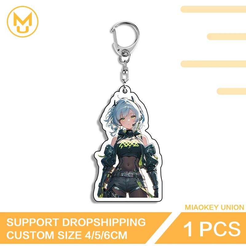 Zenless Zone Zero Anby Demara Key Holder Gamelover Hot Selling Oversize Costumes Props Trendy Game Peripheral Decorations