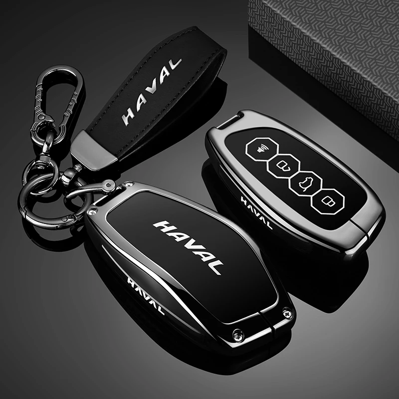 Étui de protection pour clé de voiture en alliage de zinc pour Great Wall Haval H6 2026 H9 H2 M6 Cool Dog Plus Owl Dragon MAX F7 F7X F7H H8 H3 Accessoires