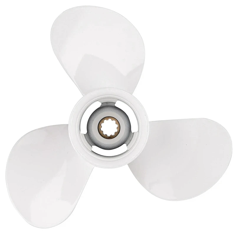 9 7/8 X 12 Outboard Boat Propeller 664-45954-00-EL Fit For Yamaha 20-30HP 10 Spline,RH