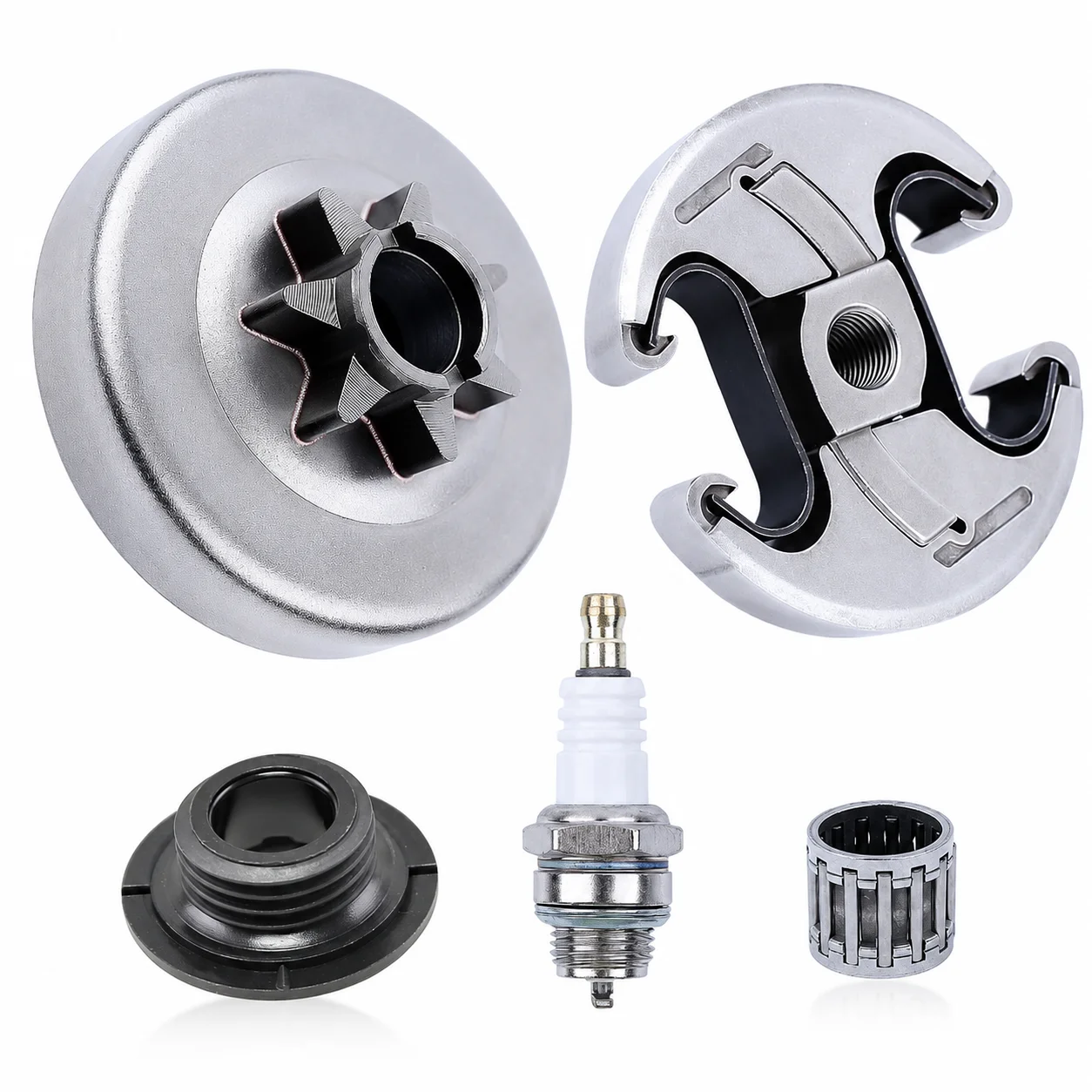 Clutch Assembly With Passive Plate For Husqvarna 455E 461 Jonsered CS2255 Chainsaw Parts Replaces 537110503 537110501 503815901