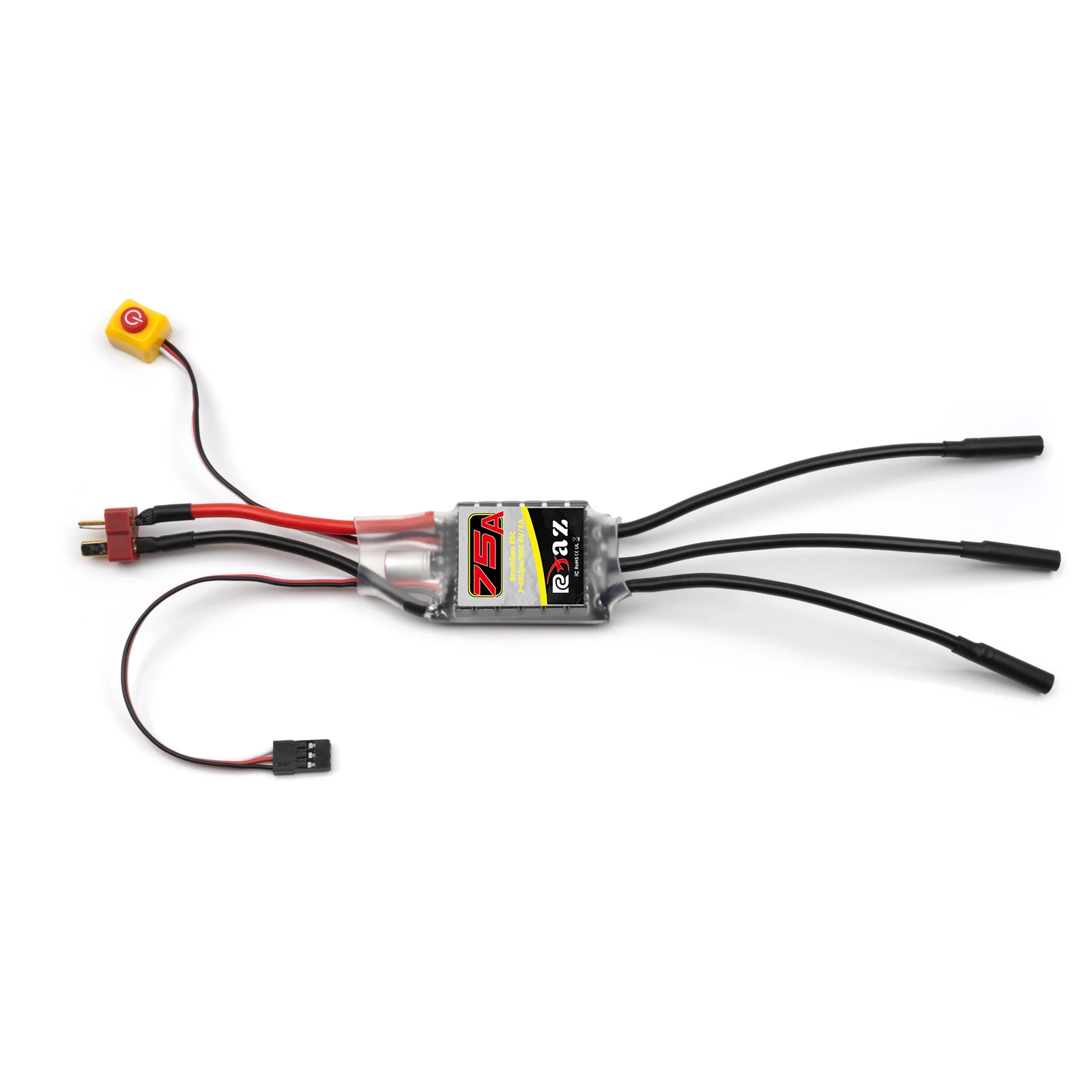 RCZIPROY RC 3650 Borstelloze Motor 75A ESC Combo 2-4S XT60/T-Plug 2600/3300/4300/5300/6400KV voor 1/10 RC Auto Truck Crawler