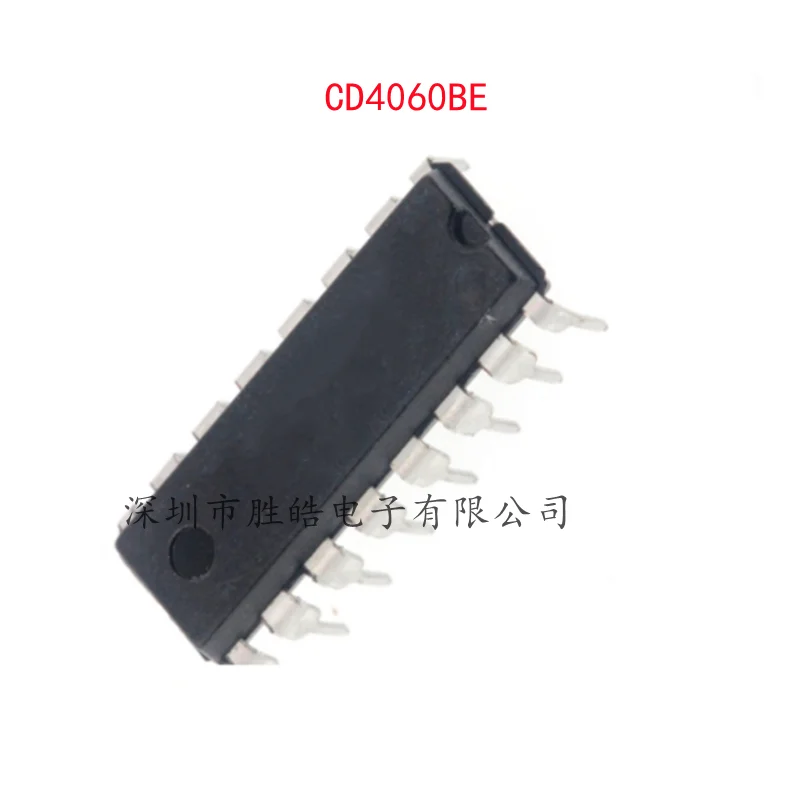 

(10PCS) NEW CD4060BE CD4060 BE 14 Level Binary Serial Count Straight In DIP-16 Integrated Circuit