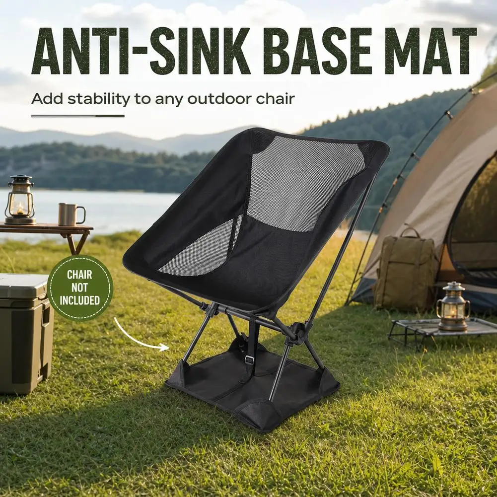 Outdoor Anti Mud Sinking Mat Portable Oxford Cloth Suitable For Low Back Chairs Camping Moon Chairs Anti Collapse Floor Cloth