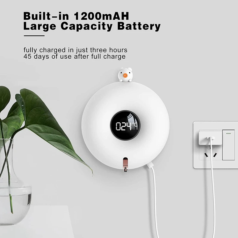 Mới Bình Đựng Xà Phòng Liquid 300Ml Touchless Tự Động Bọt Xà Phòng Treo Tường Gắn Rửa Tay Diệt Khuẩn Máy Phòng Tắm Nhà