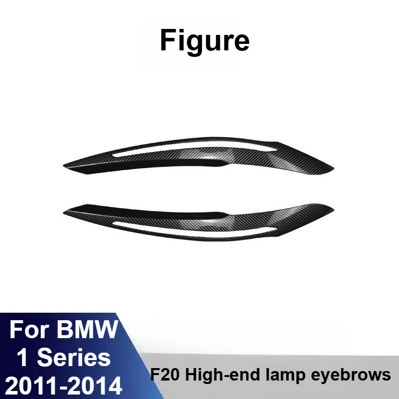 لسيارات BMW 1 Series F20 F21 2011 2012 2013 2014 عالية المواصفات المصباح الحاجب ملصق الجبهة مصباح الكسوة طقم تعديل الخارجي #5