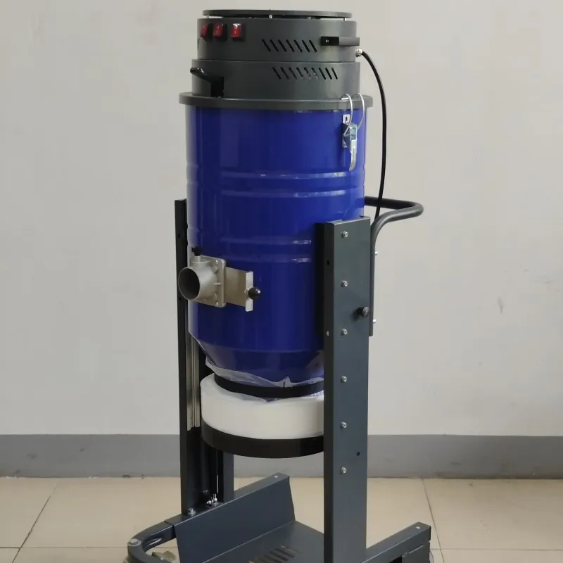 Gold Seller7.5KW Continuous Bagging Electric Back-blowing Industrial Vacuum Cleaner Secondary Filtration Dust Shock Back-blowing