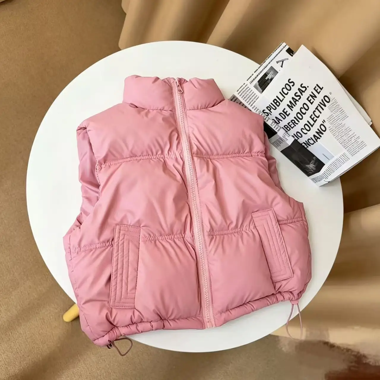 Children's Cotton Vest 2026 Autumn and Winter New Item for Boys and Girls Non Washable Cotton Vest For External Wear