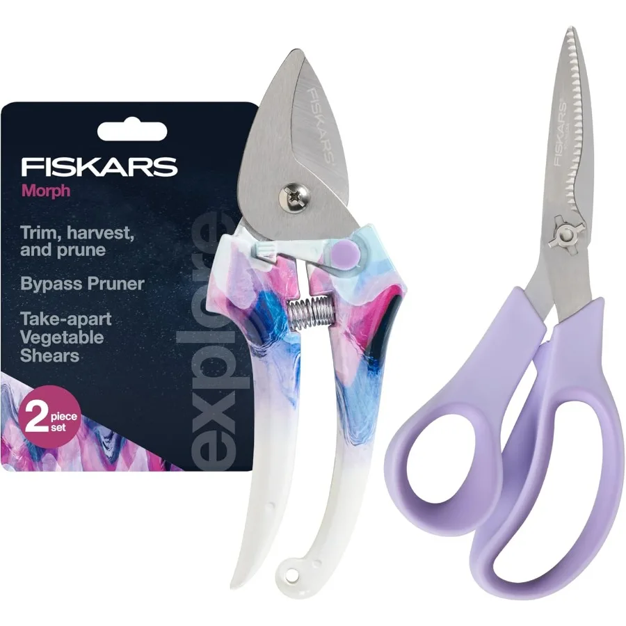 

Набор секаторов и ножниц для овощей для обслуживания сада и использования на кухне: прецизионные режущие инструменты с эргономичным дизайном и прочным