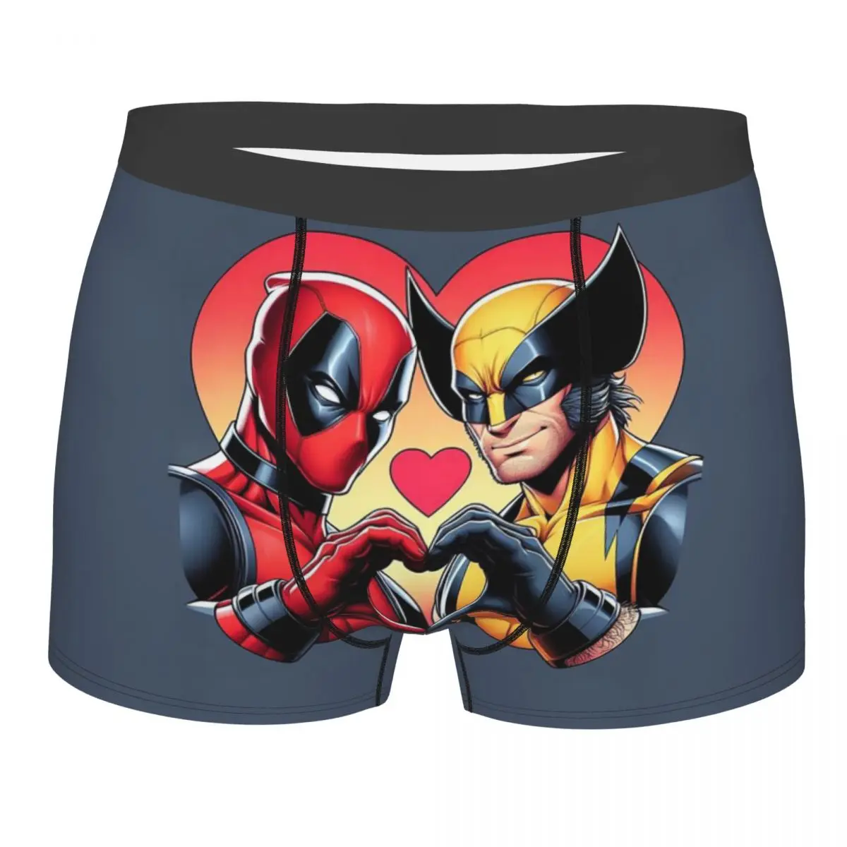 Custom Deadpool And Wolvierine Best Friends Boxers Shorts Mens Briefs Underwear Cool Underpants