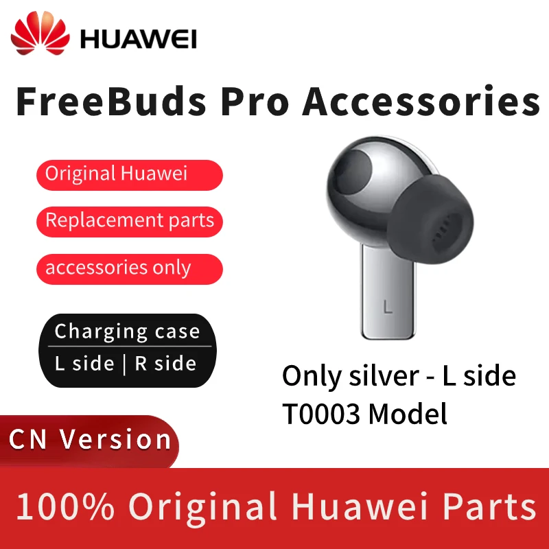 Original Parts Replacement for Huawei Freebuds pro Earphone Single Left or Right Earbud or Charging Case Spare Accessories