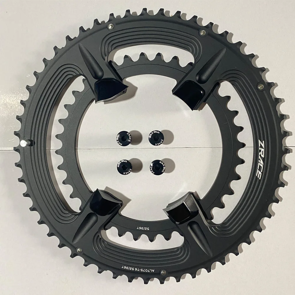 ZRACE Asymmetric Chainring 50-34T 53-39T 52-36T for ULTEGRA FC