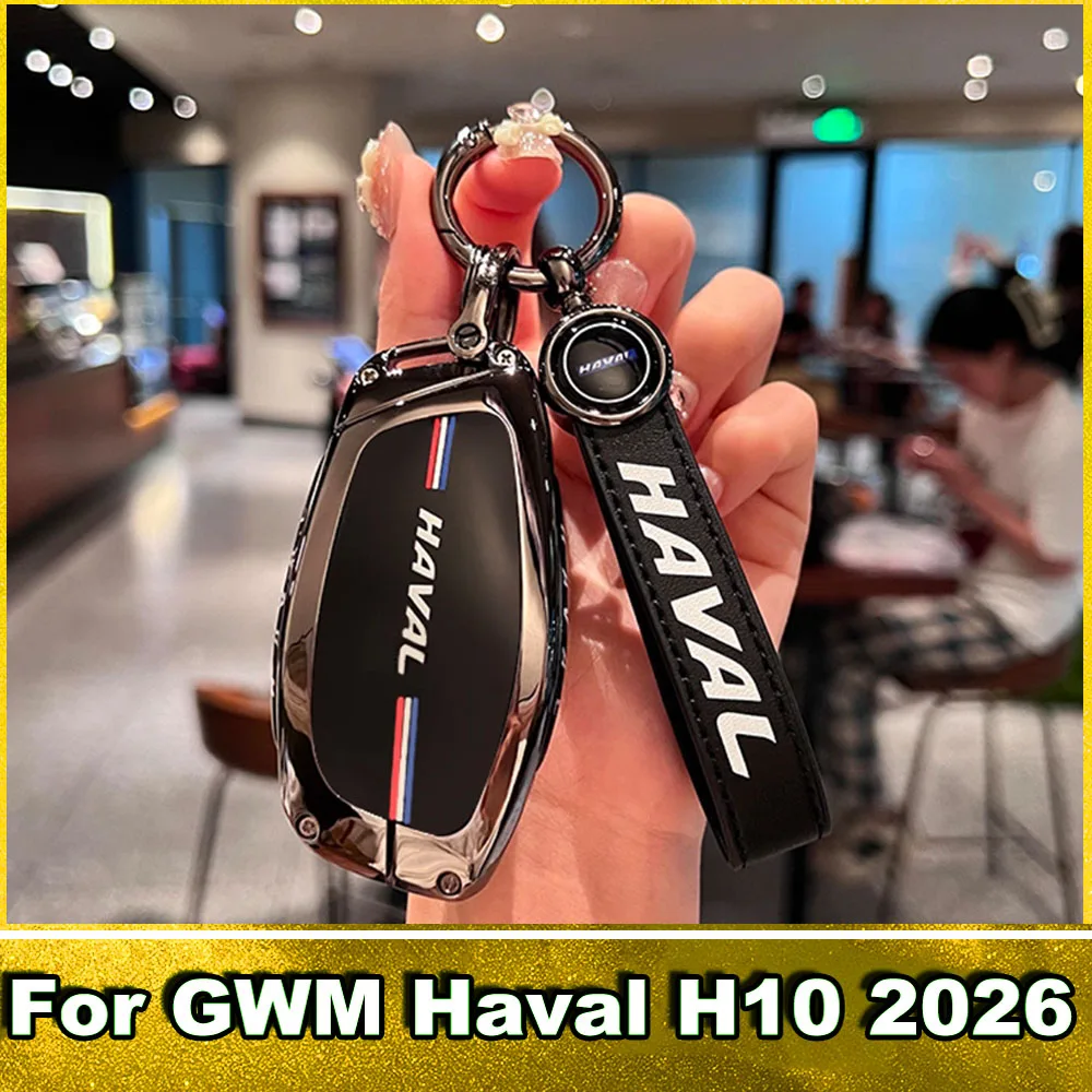 For GWM Haval H10 2026 Smart Remote Key Protective Case Metal Frame Key Cover Stylish Car Key Holder For Men Women