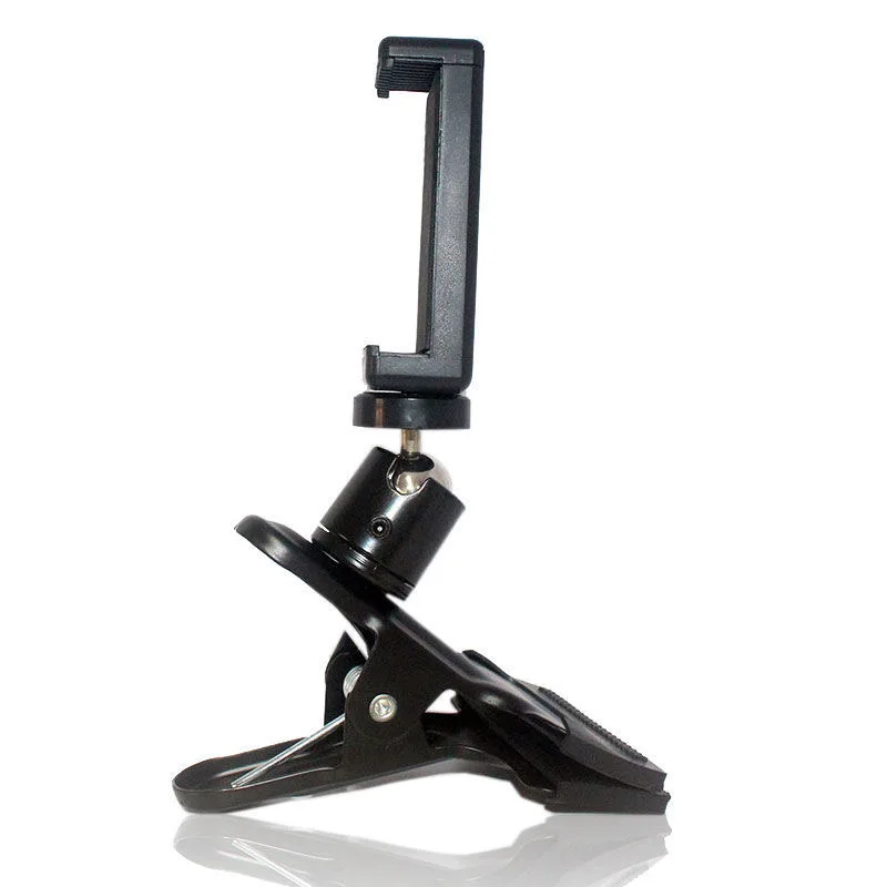 Lazyผู้ถือโทรศัพท์มือถือแบบยืดหยุ่นยาวขาตั้งคลิปสำหรับโทรศัพท์มือถือ