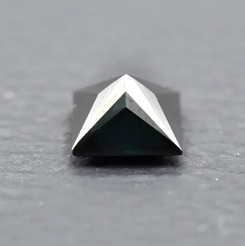 Großhandel Moissanit-Stein Prinzessinnen-Schliff Schwarzer Edelstein für DIY-Anhänger und Schmuckherstellung für Damen – Detail 2